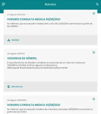 Abadía Informa android App screenshot 2